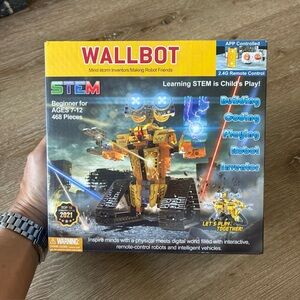 WALLBOT STEM Robot Building Kit – 468 Pieces – App & Remote Controlled